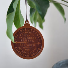 Load image into Gallery viewer, Leather Ornament  - USA Made
