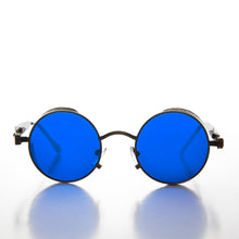 Load image into Gallery viewer, Round Steampunk Goggle Sunglass with Tinted Lenses - Orwell 2
