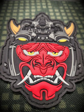 Load image into Gallery viewer, Tactical Oni Samurai with Night Vision Goggles PVC Patch - Unleash Fear and Strength
