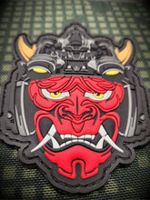 Load image into Gallery viewer, Tactical Oni Samurai with Night Vision Goggles PVC Patch - Unleash Fear and Strength
