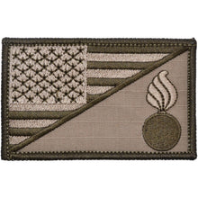 Load image into Gallery viewer, Army Ordnance Corps USA Flag - 2.25x3.5 Patch
