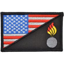 Load image into Gallery viewer, Army Ordnance Corps USA Flag - 2.25x3.5 Patch
