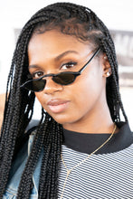 Load image into Gallery viewer, Small Slim Edgy Rare 90s Sleek Vintage Sunglass - Khloe
