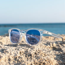 Load image into Gallery viewer, Clear Acetate Square Sunglass with Colored Lenses - Benson
