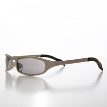 Load image into Gallery viewer, 90s Sleek Sporty Wrap Metal Sunglass - Perez
