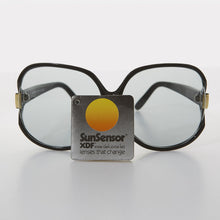 Load image into Gallery viewer, Oversized Huge Vintage Sunglass with Transition Glass Lens - Phyllis
