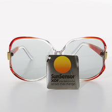 Load image into Gallery viewer, Oversized Huge Vintage Sunglass with Transition Glass Lens - Phyllis
