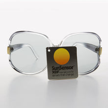 Load image into Gallery viewer, Oversized Huge Vintage Sunglass with Transition Glass Lens - Phyllis
