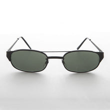 Load image into Gallery viewer, Narrow Rectangular Aviator Frame with Glass Lens - Poncho
