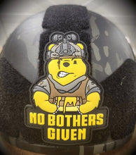 Load image into Gallery viewer, No Bothers Given Tactical Pooh Bear PVC Patch - Embrace the Honey Hunt
