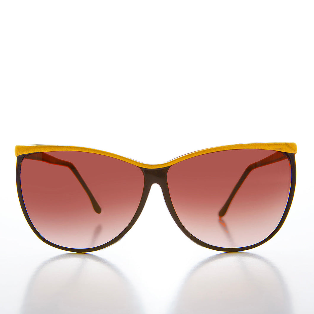 80s Women's Gradient Lens Vintage Sunglasses - Prissy