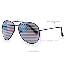 Load image into Gallery viewer, Patriot Eyes – Aviator Sunglasses
