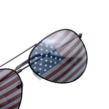 Load image into Gallery viewer, Patriot Eyes – Aviator Sunglasses
