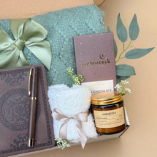 Load image into Gallery viewer, Peaceful Comfort Fall Sympathy Gift Basket for Women
