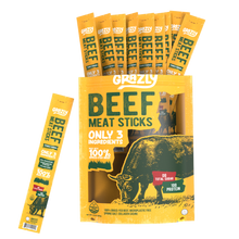 Load image into Gallery viewer, Plain Beef Meat Sticks - 100% Grass-Fed &amp; Finished
