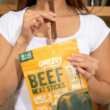 Load image into Gallery viewer, Plain Beef Meat Sticks - 100% Grass-Fed &amp; Finished
