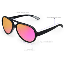Load image into Gallery viewer, Poseidon Mirrored Pink  – Tangle-Free Floating Aviators
