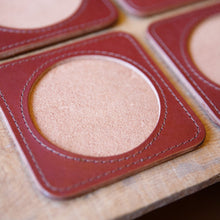 Load image into Gallery viewer, Premium Leather Coasters - USA Made
