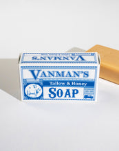 Load image into Gallery viewer, VanMan&#39;s Tallow &amp; Honey Soap
