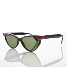 Load image into Gallery viewer, Cat Eye Vintage Sunglass with Raised Browline - Raga
