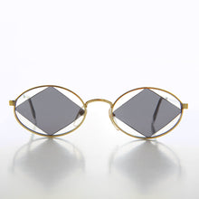Load image into Gallery viewer, Geometric Floating Diamond Vintage 90s Sunglass - Rashid

