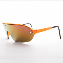 Load image into Gallery viewer, Mirror Wraparound Lens 80s Futuristic Sunglasses - Renoir
