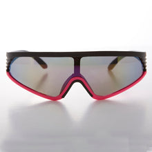 Load image into Gallery viewer, Mirror Lens Sports Wrap Vintage Sunglass - Rider
