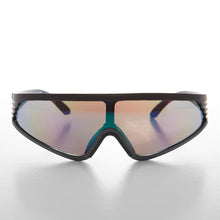 Load image into Gallery viewer, Mirror Lens Sports Wrap Vintage Sunglass - Rider
