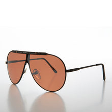 Load image into Gallery viewer, 80s Iconic Sport Metal Aviator Sunglass - Rojas

