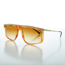 Load image into Gallery viewer, 80s Hip Hop Flat Top Vintage Sunglass - Rome
