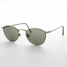 Load image into Gallery viewer, Round Metal Polo Schoolboy Classic Vintage Sunglass - Rory
