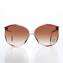 Load image into Gallery viewer, Women's Oversized Sunglass with Rhinestones- Rosie

