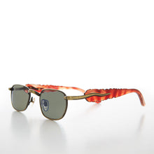 Load image into Gallery viewer, 90s Unique Rectangular Vintage Sunglasses - Rusty
