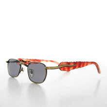 Load image into Gallery viewer, 90s Unique Rectangular Vintage Sunglasses - Rusty
