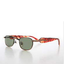 Load image into Gallery viewer, 90s Unique Rectangular Vintage Sunglasses - Rusty
