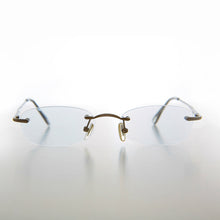 Load image into Gallery viewer, Rimless Tinted Rectangular Lens Reading Glasses - Ryn
