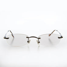 Load image into Gallery viewer, Rimless Tinted Rectangular Lens Reading Glasses - Ryn
