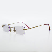 Load image into Gallery viewer, Rimless Tinted Rectangular Lens Reading Glasses - Ryn
