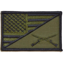 Load image into Gallery viewer, Rifle Cross Infantry USA Flag - 2.25x3.5 Patch

