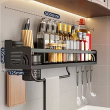 Load image into Gallery viewer, DecorBites™ Double-Layer Kitchen Organizer Wall Spice Storage Rack
