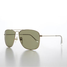 Load image into Gallery viewer, Square 58mm Metal Aviator Sunglasses - Santos
