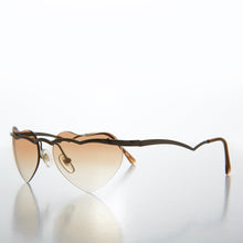 Load image into Gallery viewer, Y2K Heart Shaped Sunglasses - Shea
