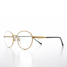 Load image into Gallery viewer, Round Gold Reading Glasses with Tube Temples - Shiloh
