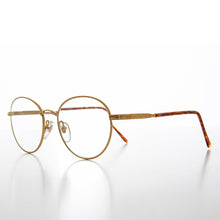 Load image into Gallery viewer, Round Gold Reading Glasses with Tube Temples - Shiloh
