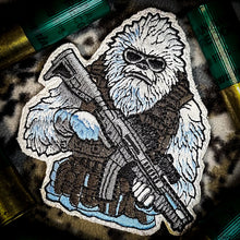 Load image into Gallery viewer, Abominable Snowman Tactical Yeti With AR-15 3.75&quot; Fully Embroidered Patch
