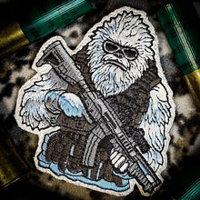 Load image into Gallery viewer, Abominable Snowman Tactical Yeti With AR-15 3.75" Fully Embroidered Patch
