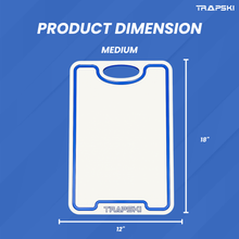 Load image into Gallery viewer, TRAPSKI Premium 1/2 Inch Thick HDPE Cutting Boards | Food-Grade Kitchen Prep Surface | Juice Grooves | Made in the USA
