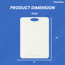Load image into Gallery viewer, TRAPSKI Premium 1/2 Inch Thick HDPE Cutting Boards | Food-Grade Kitchen Prep Surface | Juice Grooves | Made in the USA
