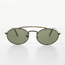 Load image into Gallery viewer, Oval Old Timey Aviator Vintage Sunglasses - Smith
