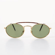 Load image into Gallery viewer, Oval Old Timey Aviator Vintage Sunglasses - Smith
